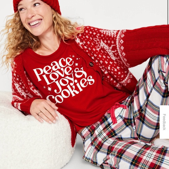 Old Navy Holiday Tee Shirt
Christmas Pajamas
Jingle Jammies - Picture 2 of 4